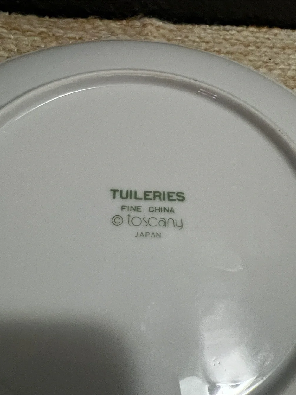 Tuileries Fine China Toscany Replacement Luncheon Plate